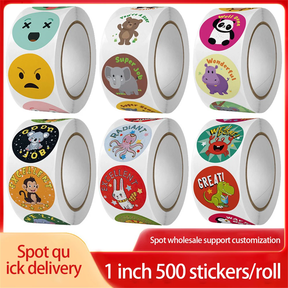 Stickers Roll Classic Toys Cartoon Animal Waterproof For Children Kids Students Teachers School Lables Praise Stickers
Stickers Roll Classic Toys Cartoon Animal Waterproof For Children Kids Students Teachers School Lables Praise Stickers