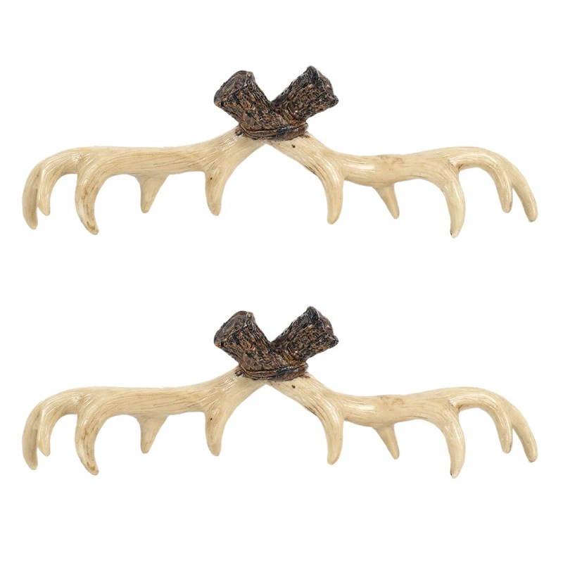 2X European Style Retro Antlers Hooks Wall Hanging Coat Hook Resin Sundries Hanger Light Color 
2X European Style Retro Antlers Hooks Wall Hanging Coat Hook Resin Sundries Hanger Light Color