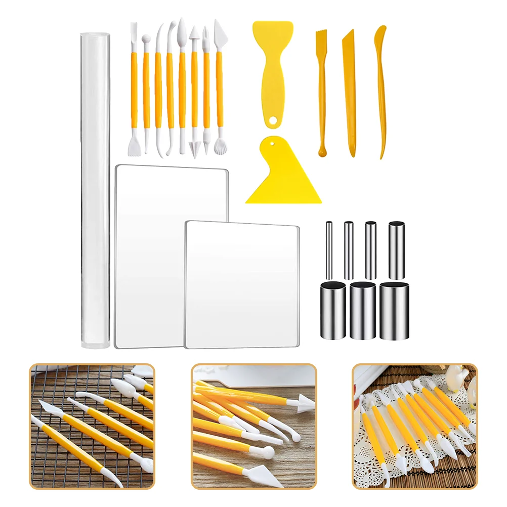23pcs Clay Tools Set Acrylic Clay Roller Polymer Clay Shaping and Sculpting Tools
23pcs Clay Tools Set Acrylic Clay Roller Polymer Clay Shaping and Sculpting Tools