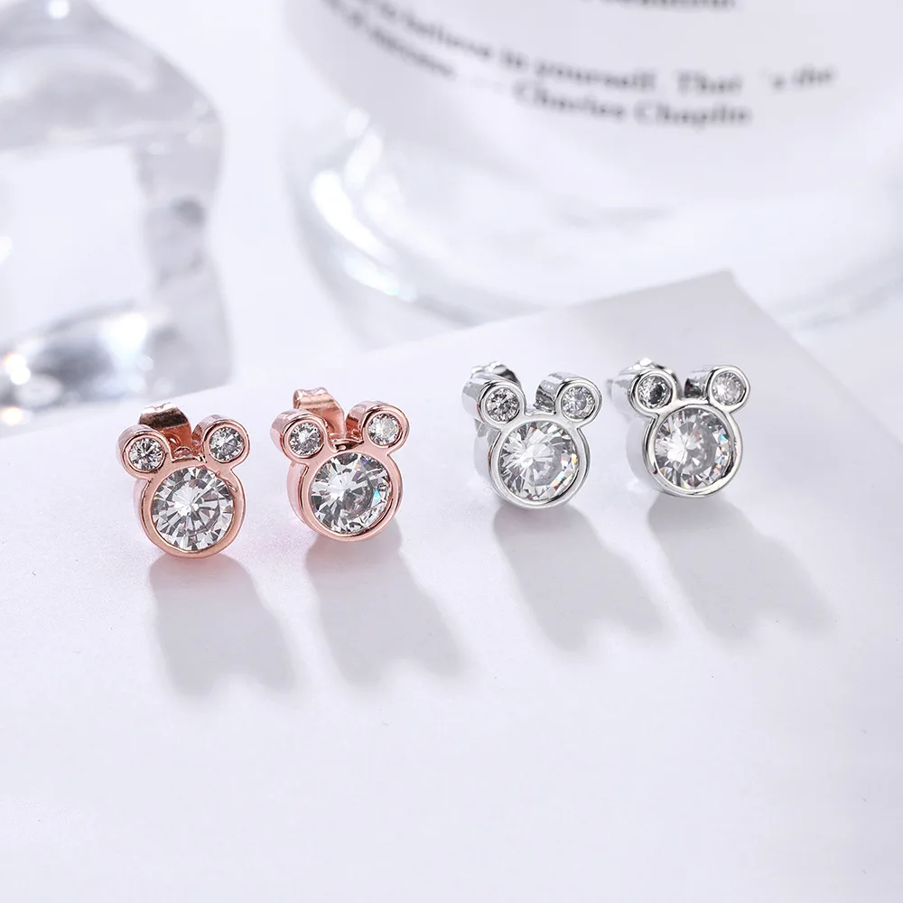 Mini Cute Mouse Stud Earrings Fashion Zircon Anime Earring For Women 2022 Trendy Luxury Cartoon Wedding Jewelry Wholesale Gifts
Mini Cute Mouse Stud Earrings Fashion Zircon Anime Earring For Women 2022 Trendy Luxury Cartoon Wedding Jewelry Wholesale Gifts