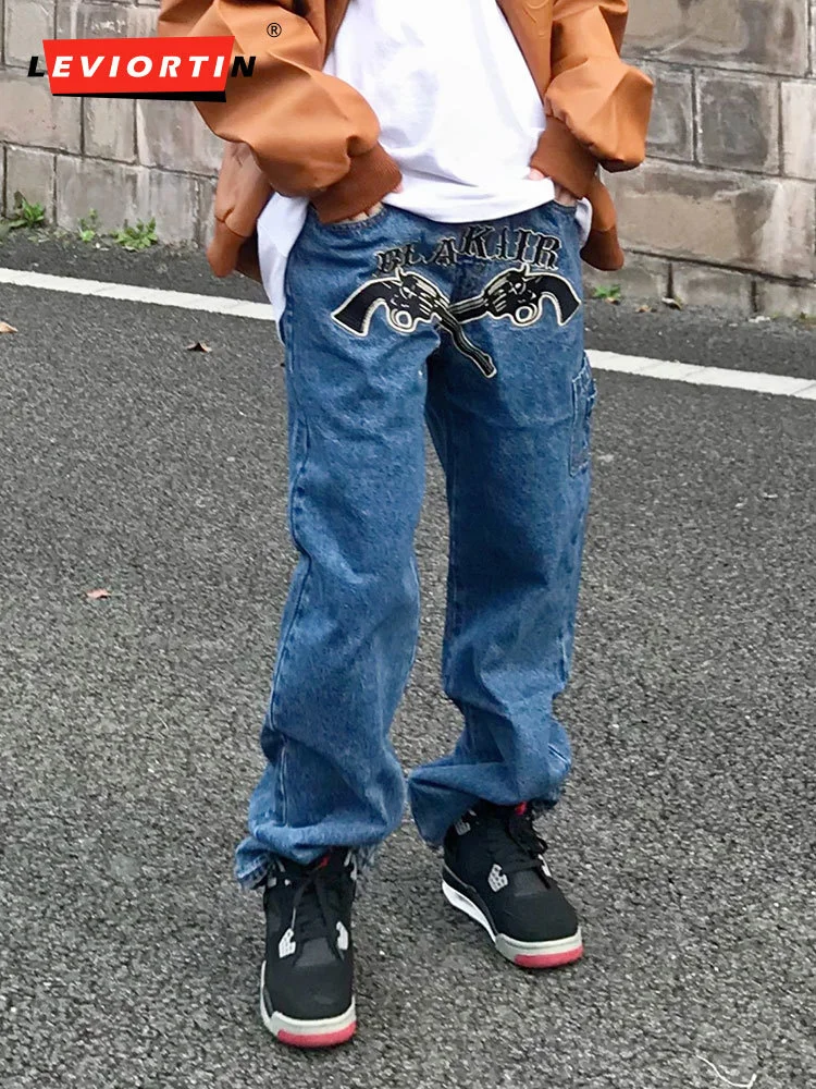 High Street Men's Jeans trousers Fashion Brand Retro Harajuku Spring Streetwear Embroidery Hip Hop Men and Women Straight Pants
High Street Men's Jeans trousers Fashion Brand Retro Harajuku Spring Streetwear Embroidery Hip Hop Men and Women Straight Pants