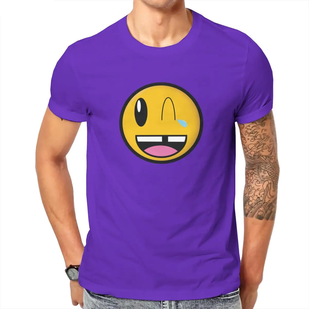 Wholesale Ouch Smiley Face Laughed and cried Streetwear Tops Female Vitality Tees 124770
Wholesale Ouch Smiley Face Laughed and cried Streetwear Tops Female Vitality Tees 124770