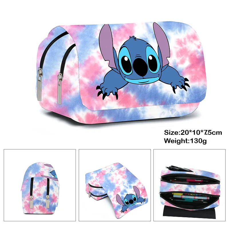 Disney Lilo & Stitch Large Capacity Pencil Case Kawaii Cartoon Print Pen Bag Cartoon Students Storage Bag Stationery Toy Gift
Disney Lilo & Stitch Large Capacity Pencil Case Kawaii Cartoon Print Pen Bag Cartoon Students Storage Bag Stationery Toy Gift