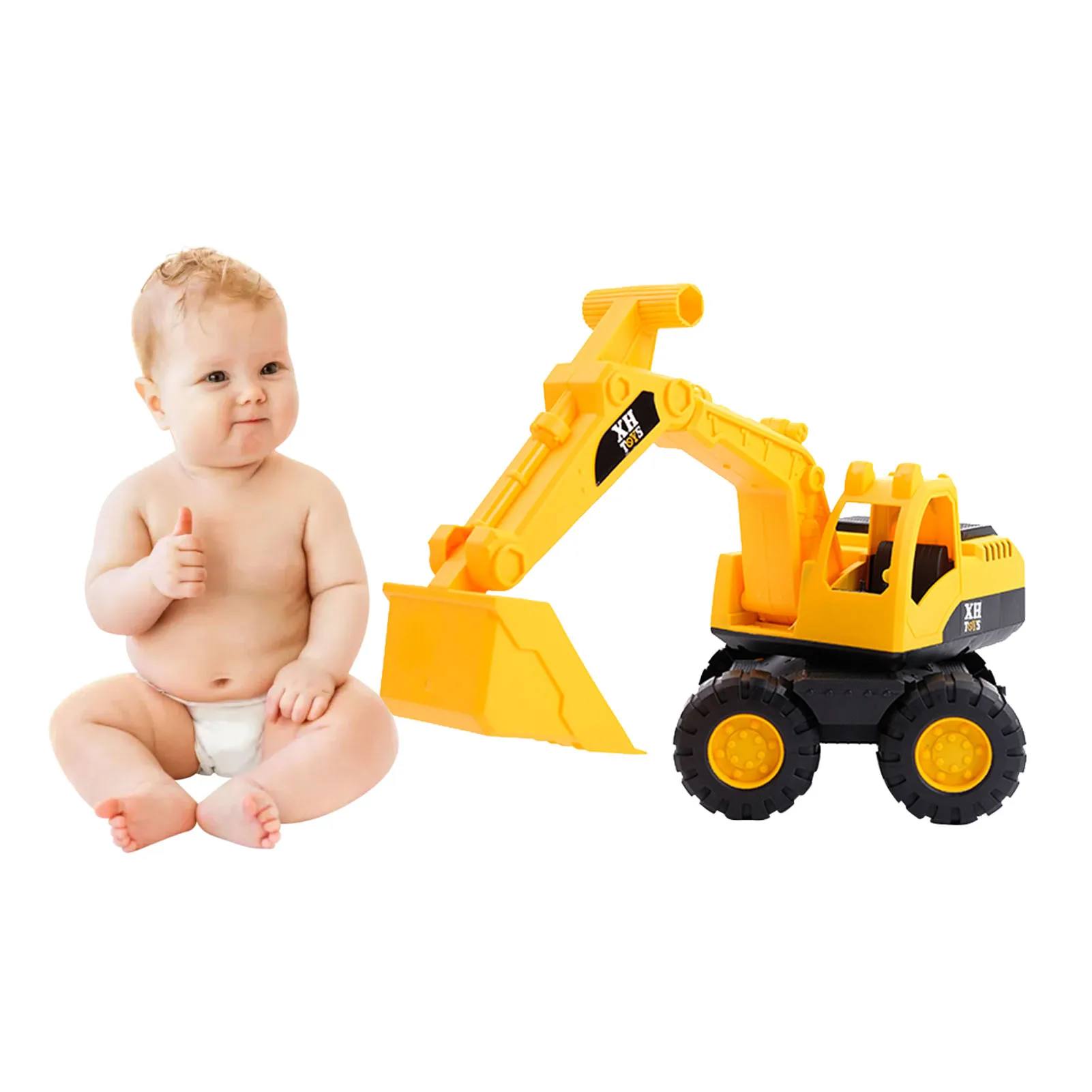 Large Inertia Construction Toys Excavator & Dump Truck Toy Free-Wheeling Inertia Vehicle With Moveable Claw & Lifting Back Beach
Large Inertia Construction Toys Excavator & Dump Truck Toy Free-Wheeling Inertia Vehicle With Moveable Claw & Lifting Back Beach