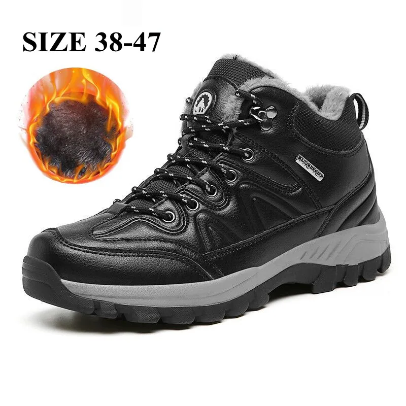 Xiaomi Brand Men Winter Snow Boots Waterproof Leather Sneakers Super Warm Men's Boots Outdoor Male Hiking Boots Work Shoes
Xiaomi Brand Men Winter Snow Boots Waterproof Leather Sneakers Super Warm Men's Boots Outdoor Male Hiking Boots Work Shoes