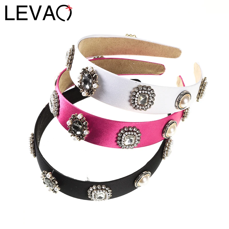 LEVAO New Wide-brimmed Pearl Headband Fashion Headband Rhinestone For Women Hair Accessories Hairband Hair Jewelry 2022
LEVAO New Wide-brimmed Pearl Headband Fashion Headband Rhinestone For Women Hair Accessories Hairband Hair Jewelry 2022