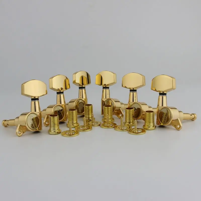 NEW Wilkinson WJN-01 3R3L CR BK BN GD Guitar Machine Heads Tuners Smoky color Tuning Pegs ( With packaging) Golden
NEW Wilkinson WJN-01 3R3L CR BK BN GD Guitar Machine Heads Tuners Smoky color Tuning Pegs ( With packaging) Golden