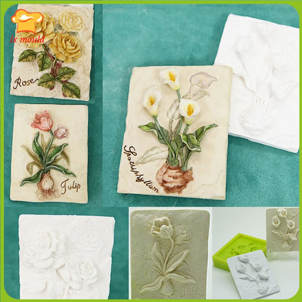 3D FLOWER Silicone Fondant Cake Topper Mold Mould Soap Chocolate Candy Sugarpaste Baking -3 Styles
3D FLOWER Silicone Fondant Cake Topper Mold Mould Soap Chocolate Candy Sugarpaste Baking -3 Styles