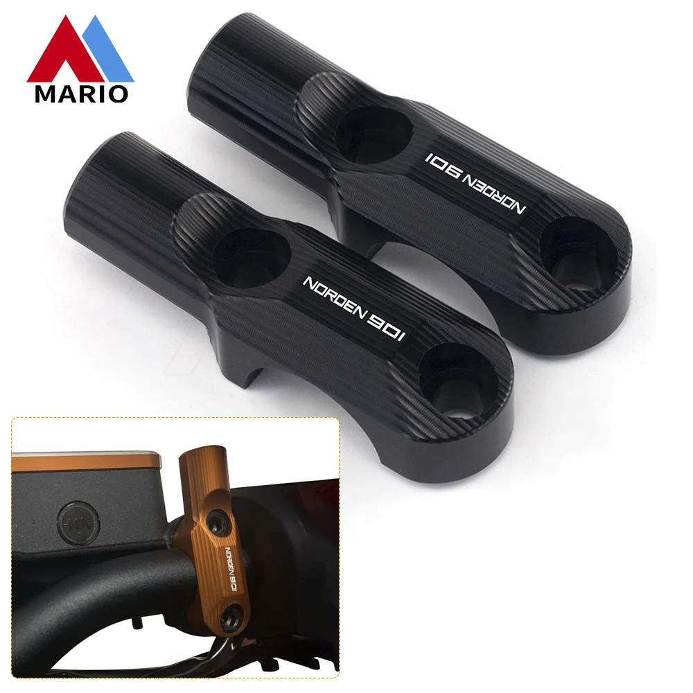 2Pcs Motorcycle Riser Extend Rearview Handlebar Mirror Mount Holder Adapter Bracket Base For HQV Norden 901 Norden901 2020 2023
2Pcs Motorcycle Riser Extend Rearview Handlebar Mirror Mount Holder Adapter Bracket Base For HQV Norden 901 Norden901 2020 2023