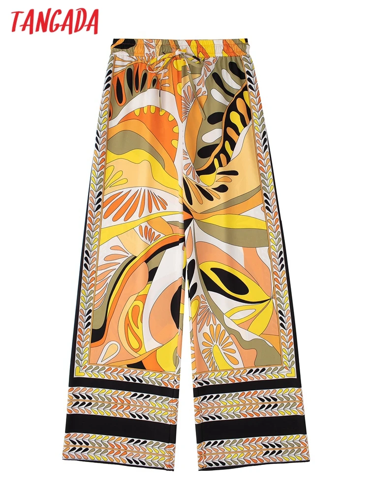 Tangada Women Totem Floral Print Long Pants Trousers Vintage Style Strethy Waist Lady Pants Pantalon JE175
Tangada Women Totem Floral Print Long Pants Trousers Vintage Style Strethy Waist Lady Pants Pantalon JE175