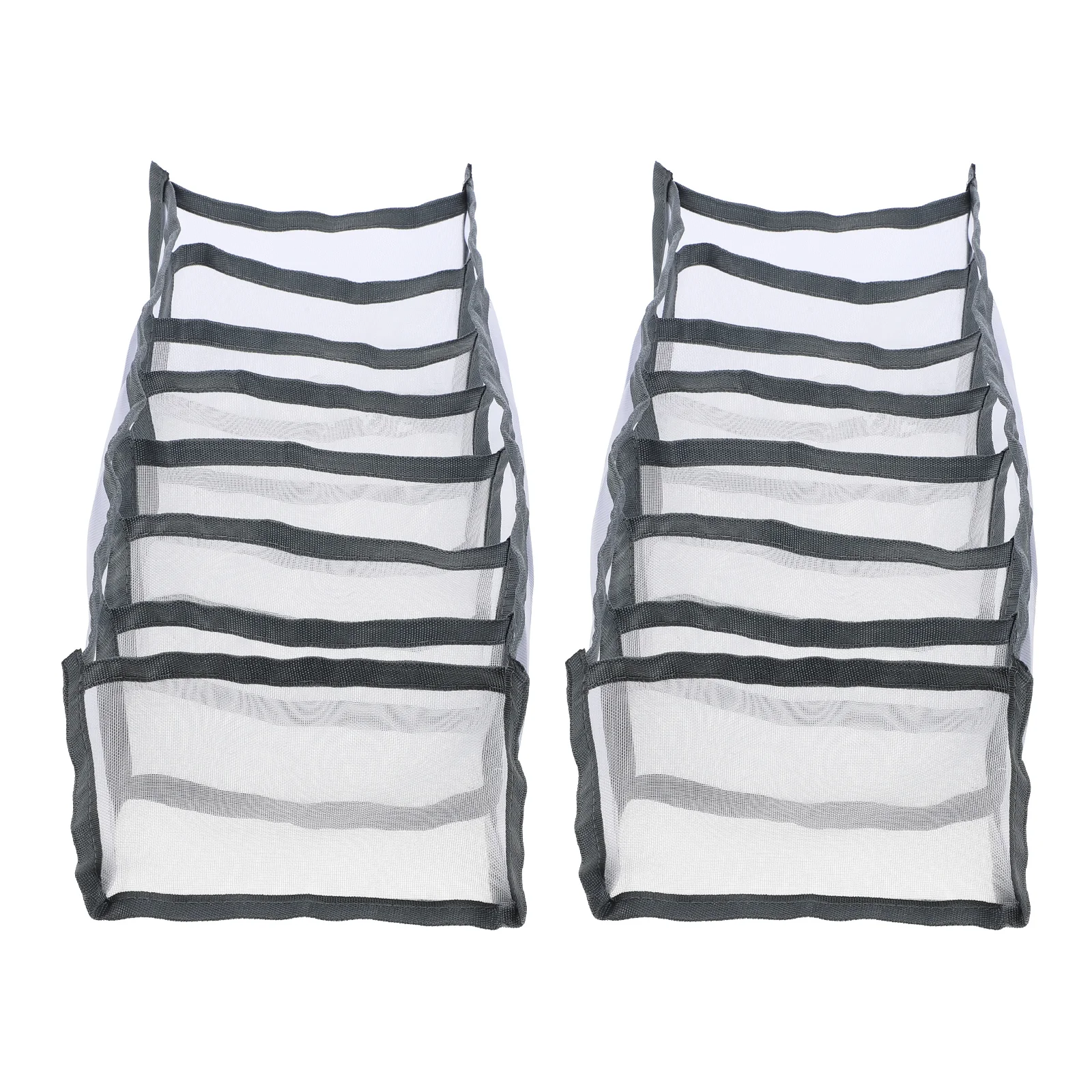 2pcs Jeans Compartment Storage Box 7 Grids Washable Wardrobe Clothes Organizer
2pcs Jeans Compartment Storage Box 7 Grids Washable Wardrobe Clothes Organizer