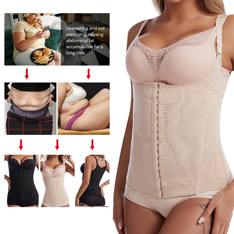 Women Top Shapewear Padded Tummy Control Tank Top Slimming Camisole Removable Body Shape Wear Waist Corset Vest Corset Underwear
Women Top Shapewear Padded Tummy Control Tank Top Slimming Camisole Removable Body Shape Wear Waist Corset Vest Corset Underwear