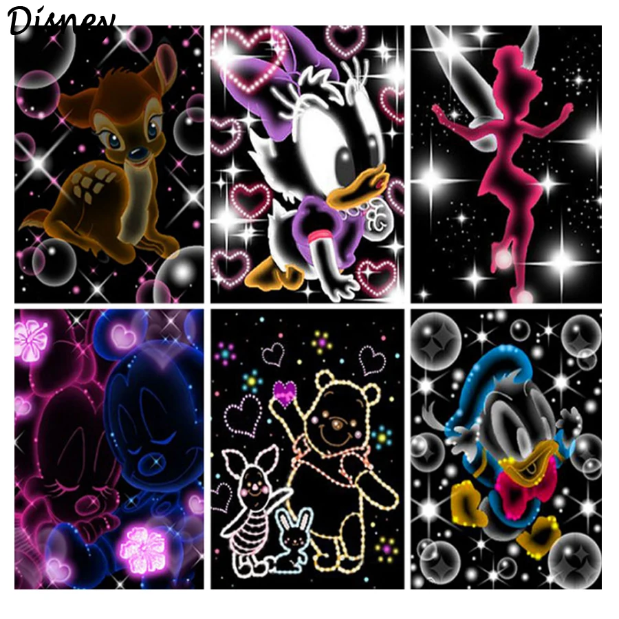 DIY 5D Diamond Painting Disney Cartoon Character Series Cross Stitch Kit Full Drill Embroidery Mosaic Picture of Rhinestones
DIY 5D Diamond Painting Disney Cartoon Character Series Cross Stitch Kit Full Drill Embroidery Mosaic Picture of Rhinestones