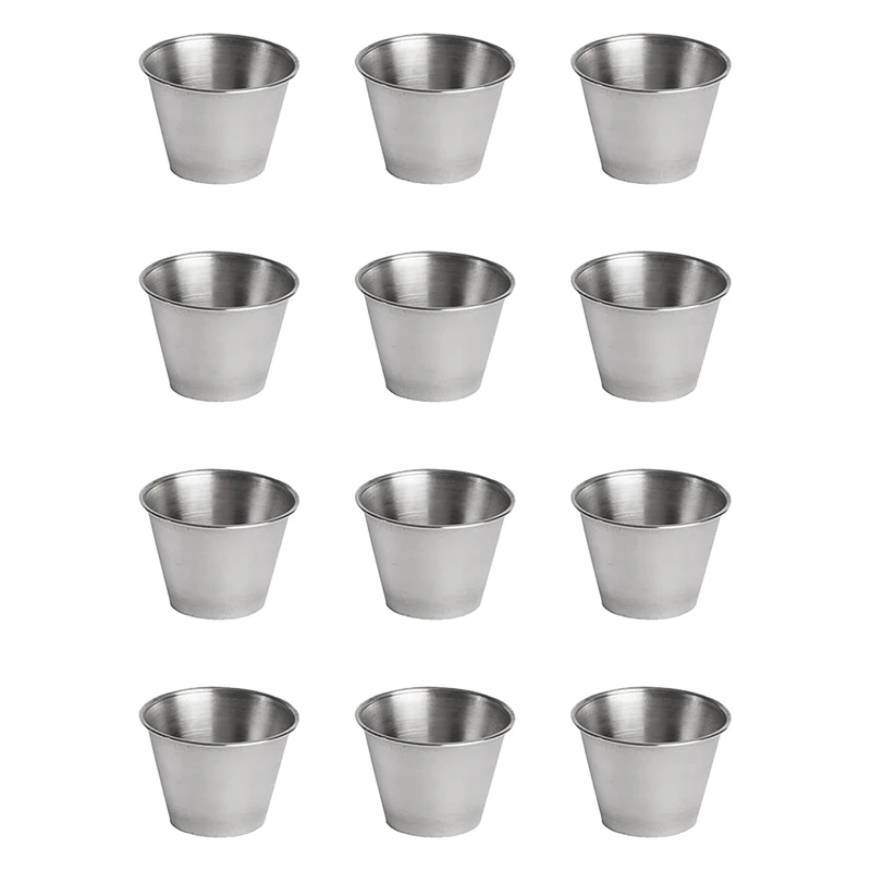 72 Pack Stainless Steel Condiment Sauce Cups,Commercial Grade Dipping Sauce Cups,Ramekin Condiment Cups Portion Cups
72 Pack Stainless Steel Condiment Sauce Cups,Commercial Grade Dipping Sauce Cups,Ramekin Condiment Cups Portion Cups