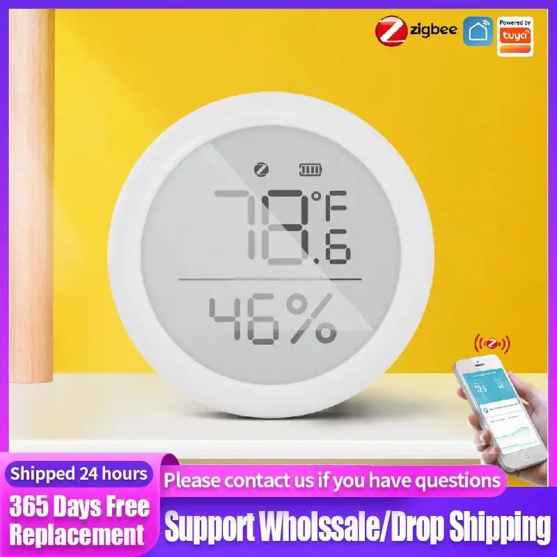 Moes Temperature And Humidity Sensor Indoor Hygrometer With LCD Display Remote Control ZigBee Hub Gateway Tuya Smart ZigBee
Moes Temperature And Humidity Sensor Indoor Hygrometer With LCD Display Remote Control ZigBee Hub Gateway Tuya Smart ZigBee