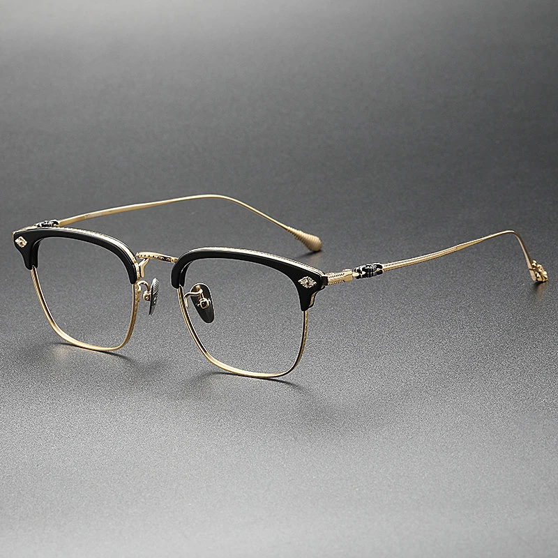 Top Quality Titanium Glasses For Men Women Handmade Rectangle Eyeglass Frames Reading Optical Prescription Eyewear
Top Quality Titanium Glasses For Men Women Handmade Rectangle Eyeglass Frames Reading Optical Prescription Eyewear