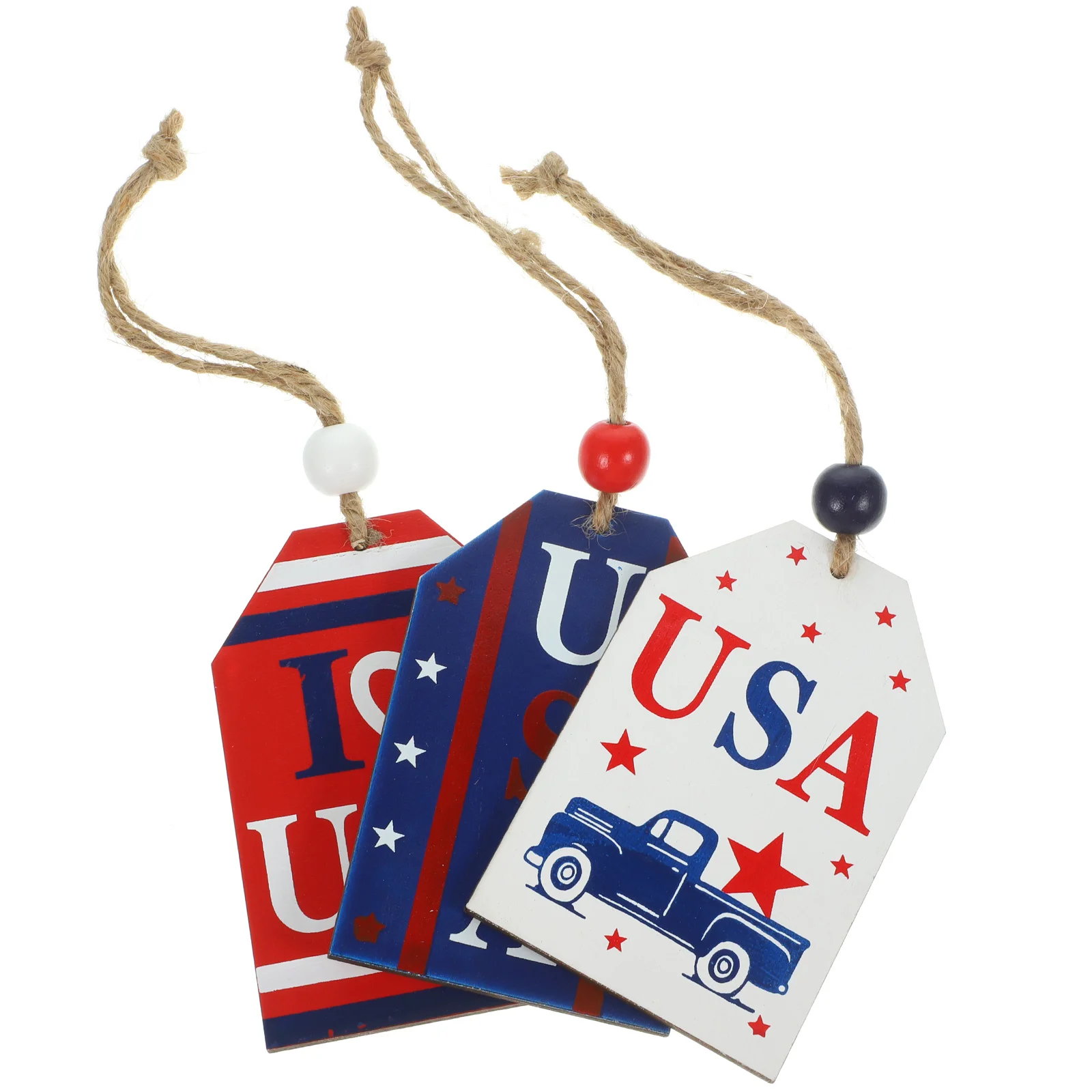 3Pcs Independence Day Hanging Sign Independence Day Decoration Rustic Patriotic Decoration
3Pcs Independence Day Hanging Sign Independence Day Decoration Rustic Patriotic Decoration