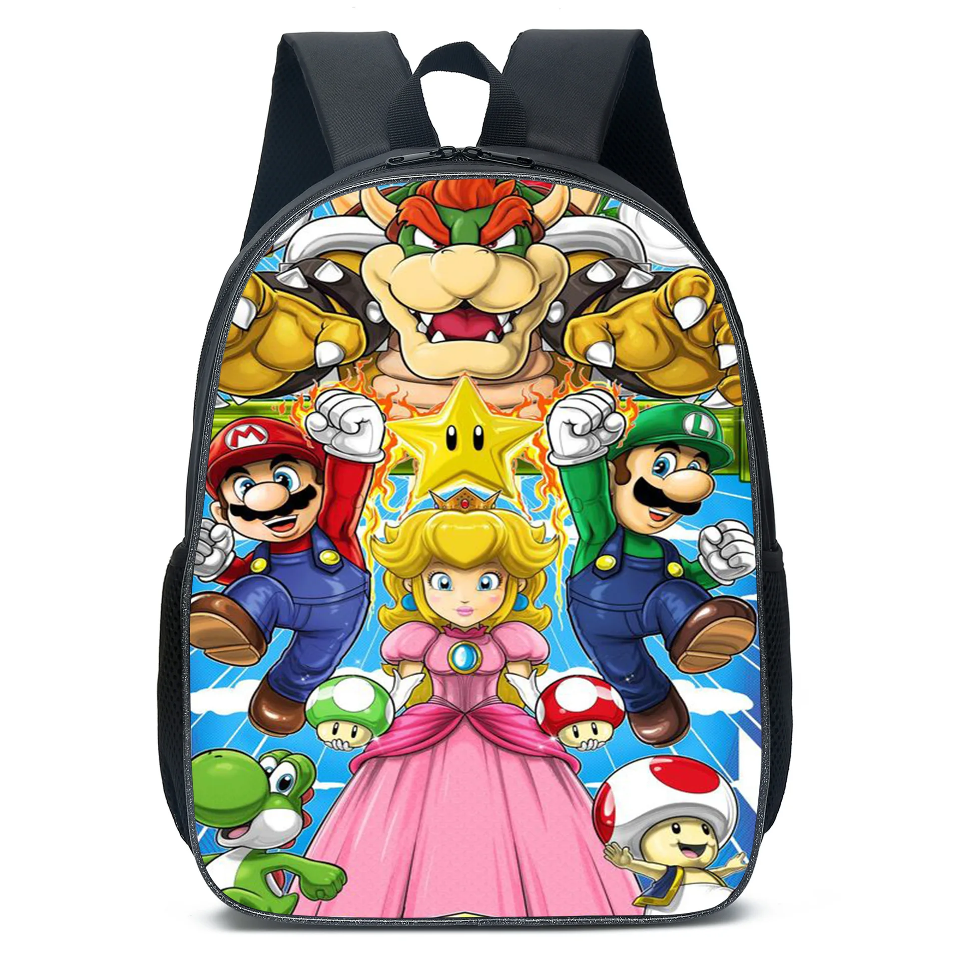 

Large capacity Super Mario Brosined. Movie Backpack School Bag shoulder bag Game cosplay bag for kid boy girl