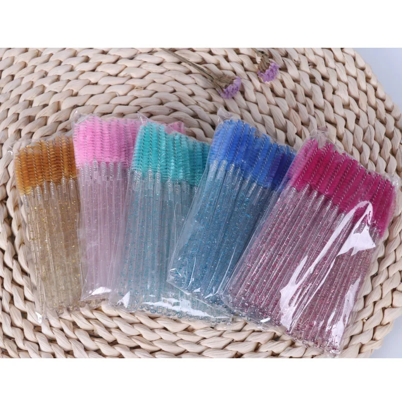 50pcs Shiny Eyelash Brush Disposable Eyebrow Brushes Mascara Wands Applicator Comb Grafting Beauty Makeup Tool Lash Curling
50pcs Shiny Eyelash Brush Disposable Eyebrow Brushes Mascara Wands Applicator Comb Grafting Beauty Makeup Tool Lash Curling