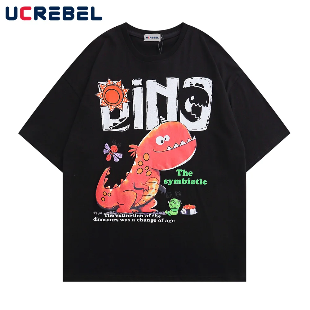 Dinosaur Foam Print Short Sleeve T-shirt Mens Summer Basic Loose Top Casual Round Neck Half-Sleeve Tee Men
Dinosaur Foam Print Short Sleeve T-shirt Mens Summer Basic Loose Top Casual Round Neck Half-Sleeve Tee Men