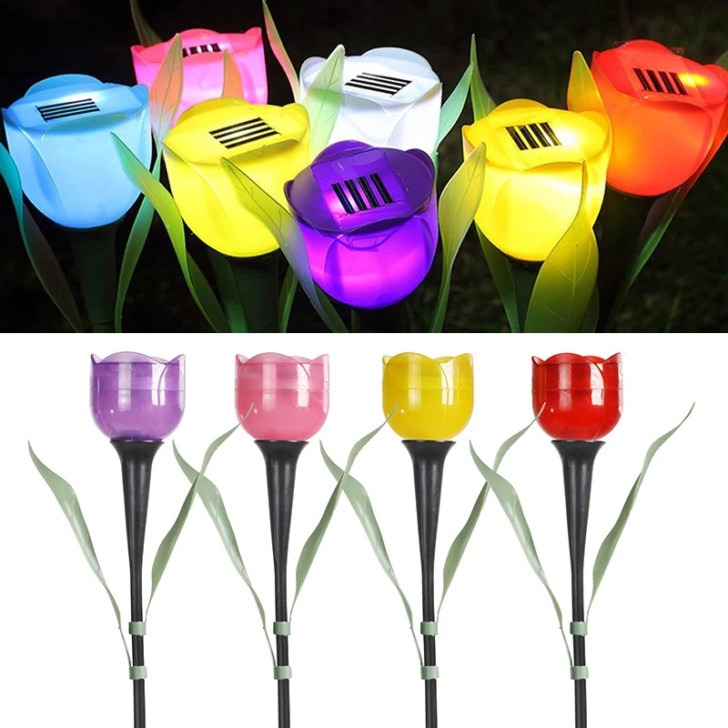1Pc Garden Tulip Flower Shape LED Solar Powered Waterproof Tube Lawn Lights Standing Decor for Yard Outdoor Party Supplies
1Pc Garden Tulip Flower Shape LED Solar Powered Waterproof Tube Lawn Lights Standing Decor for Yard Outdoor Party Supplies