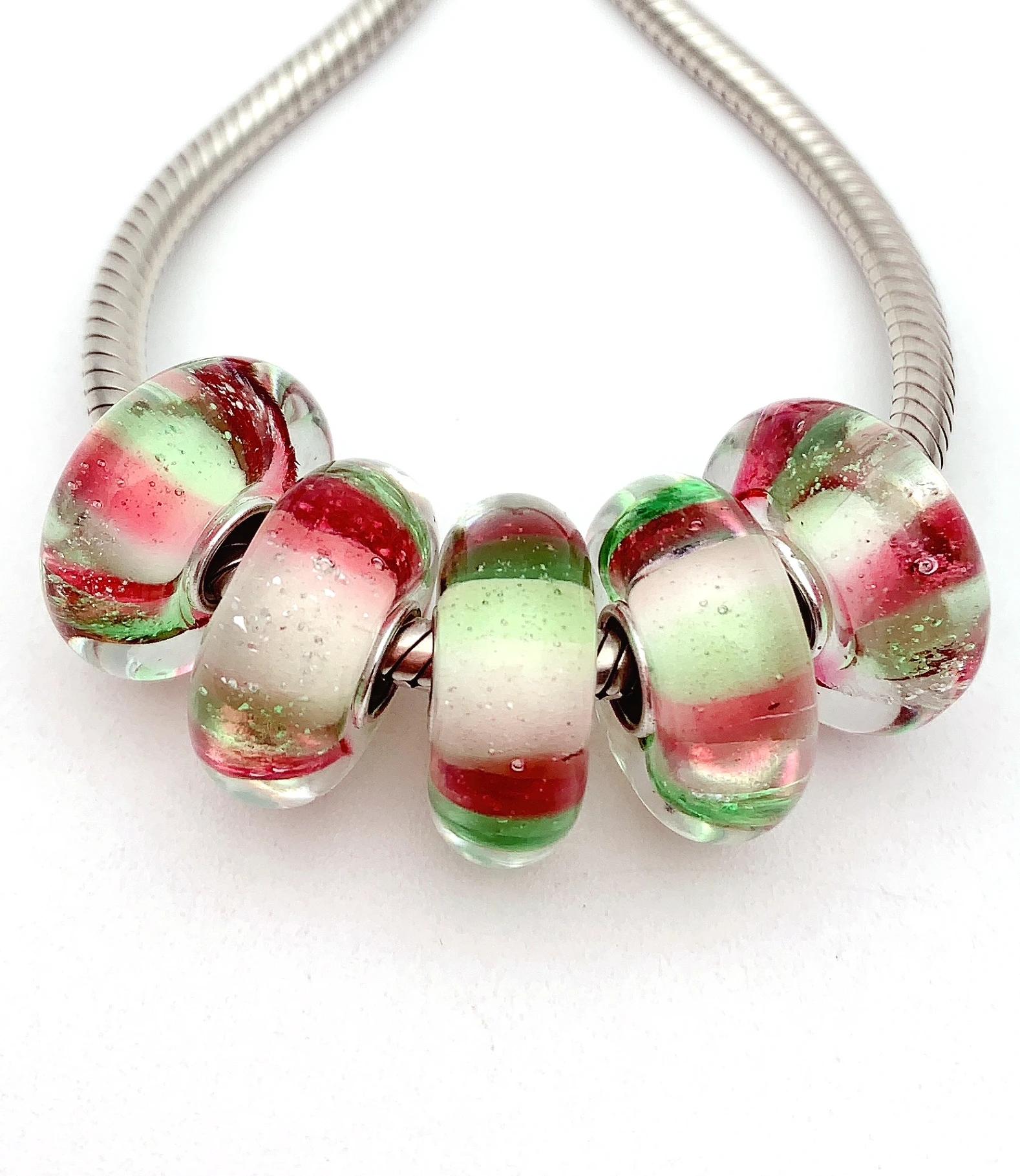 YG389 5X 100% Authenticity S925 Sterling Silver Beads Murano Glassbeads NEW Fit European Charms Bracelet Diy Jewelry Lampwork
YG389 5X 100% Authenticity S925 Sterling Silver Beads Murano Glassbeads NEW Fit European Charms Bracelet Diy Jewelry Lampwork