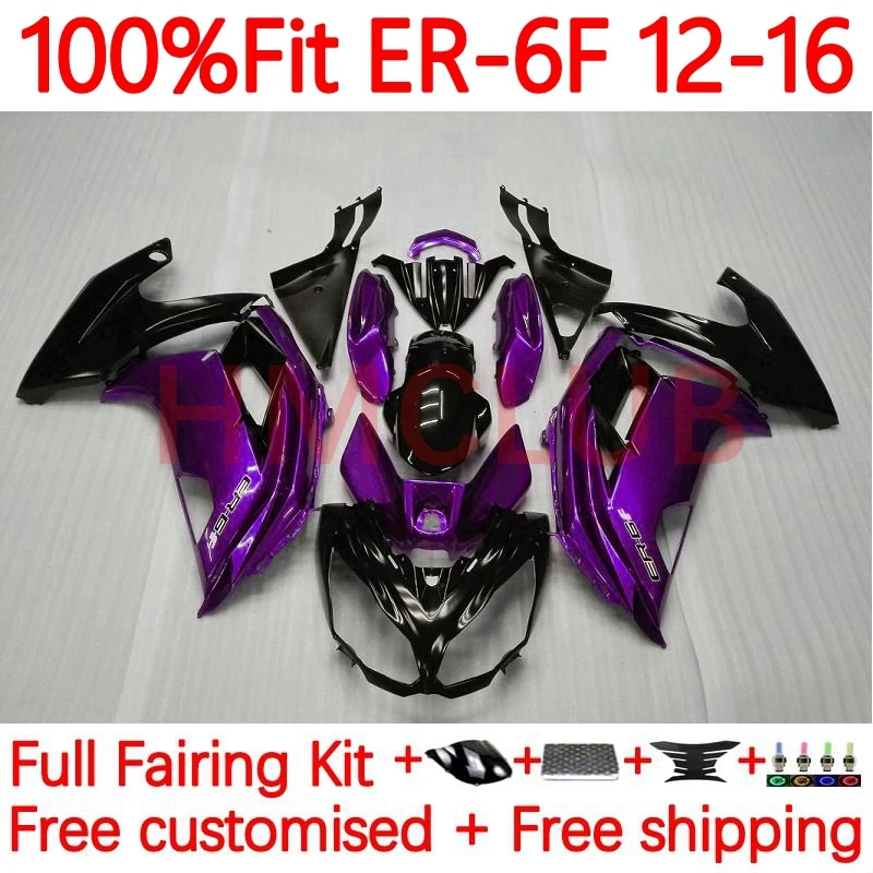 Инжекционный комплект для KAWASAKI NINJA 650R ER 6F ER6F ER-6F 2012 2013 2014 2015 ER6 F 12 13 14 15 16 обтекатель 50No.22 фиолетовый черный
Инжекционный комплект для KAWASAKI NINJA 650R ER 6F ER6F ER-6F 2012 2013 2014 2015 ER6 F 12 13 14 15 16 обтекатель 50No.22 фиолетовый черный