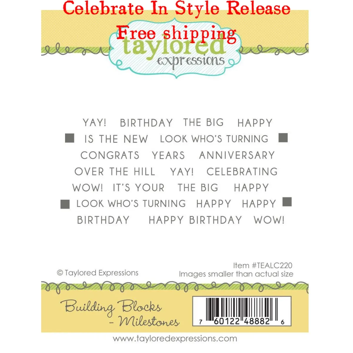 Building Blocks- Milestones 2023 New Stamps Scrapbooking Album Decoration Craft For Paper Photo Diy Greeting Card Making
Building Blocks- Milestones 2023 New Stamps Scrapbooking Album Decoration Craft For Paper Photo Diy Greeting Card Making