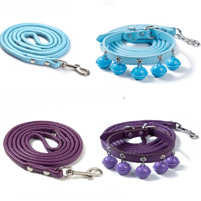 Dog Harness and Leash Set Four Seasons New Outdoor Solid Color Bell Dog Leash Dog Collar Schnauzer Wear-resistant Dog Supplies
Dog Harness and Leash Set Four Seasons New Outdoor Solid Color Bell Dog Leash Dog Collar Schnauzer Wear-resistant Dog Supplies