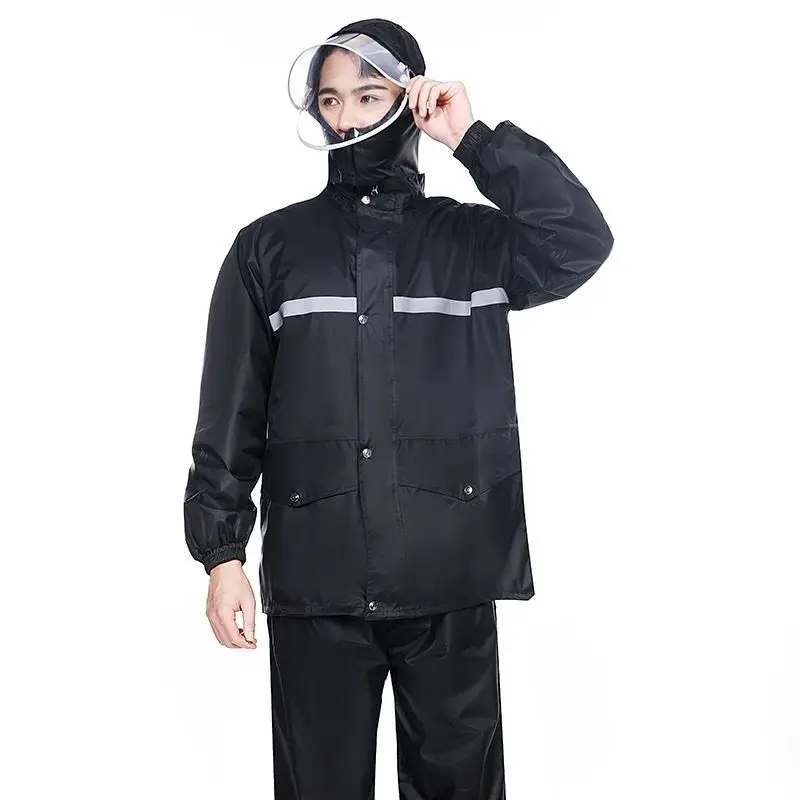 Outdoor Raincoat Reflective Portable Windbreaker Jacket Male Waterproof Man Rain Raincoat Woman Capa De Chuva Mens Coat
Outdoor Raincoat Reflective Portable Windbreaker Jacket Male Waterproof Man Rain Raincoat Woman Capa De Chuva Mens Coat