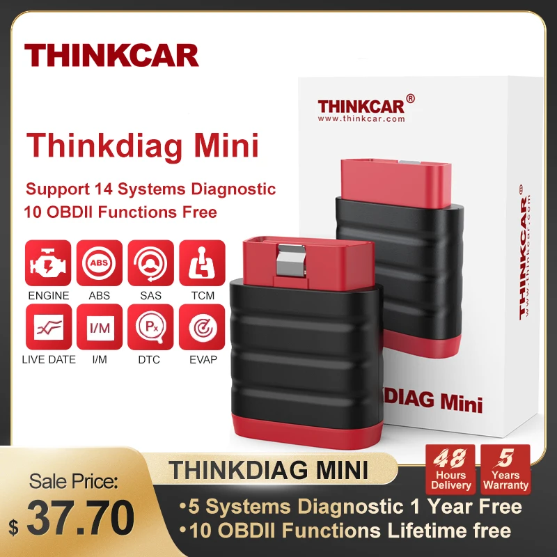 THINKDIAG Mini Car Diagnostic Tools Full System Lifetime Free Automotive Obd2 Scanner For Auto Obd 2 Diagnost Code Reader
THINKDIAG Mini Car Diagnostic Tools Full System Lifetime Free Automotive Obd2 Scanner For Auto Obd 2 Diagnost Code Reader