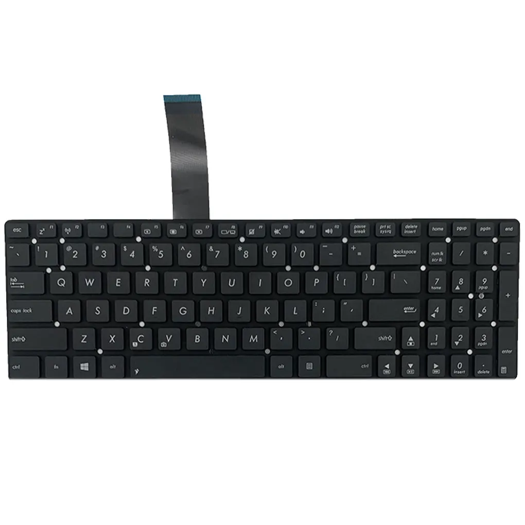 

Профессиональная эффективная клавиатура, аксессуары для ввода клавиатуры, сменная Клавиатура для ноутбука с американской раскладкой для K55