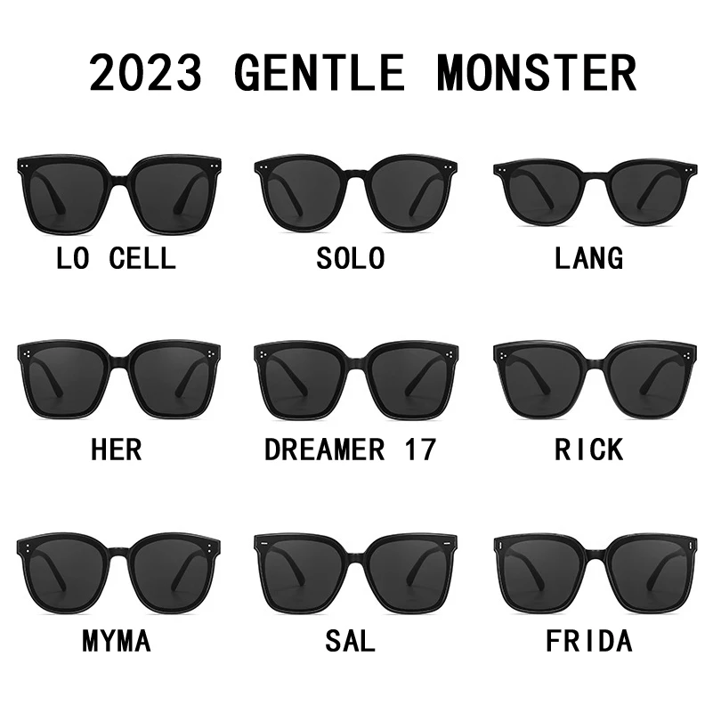

GENTLE MONSTER Sunglasses Women Luxury Brand Designer Goods Summer Cat Eye GM Sun Glasses Oversize Men Driver Jennie