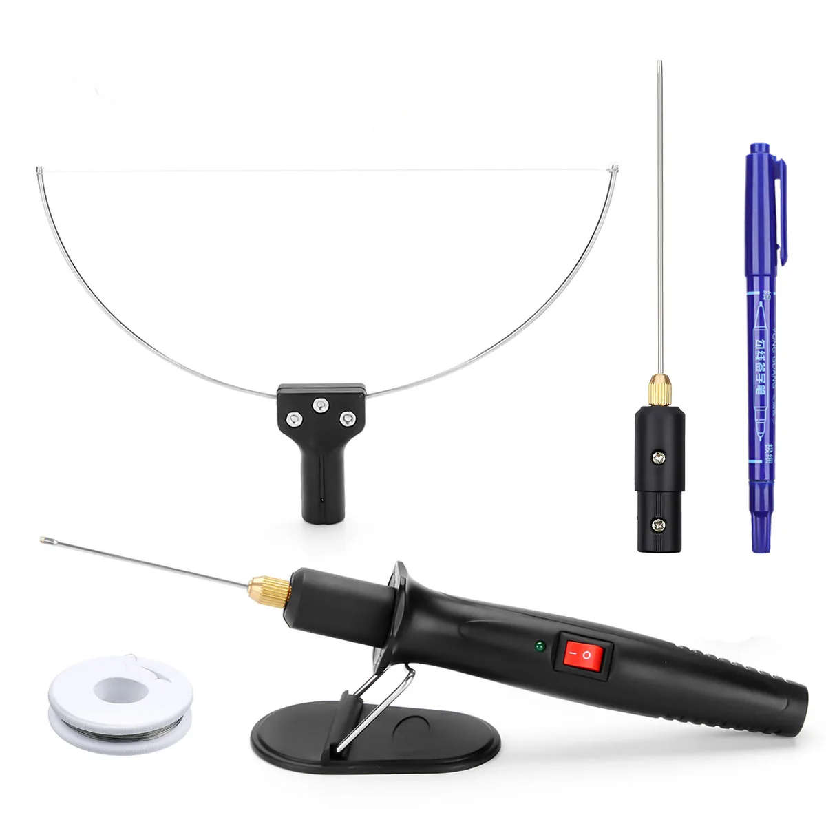 Электрический набор для резки пены, ручка для резки пены с регулируемой температурой, резак для проволоки, инструмент для резки пенополисти...
Электрический набор для резки пены, ручка для резки пены с регулируемой температурой, резак для проволоки, инструмент для резки пенополисти...