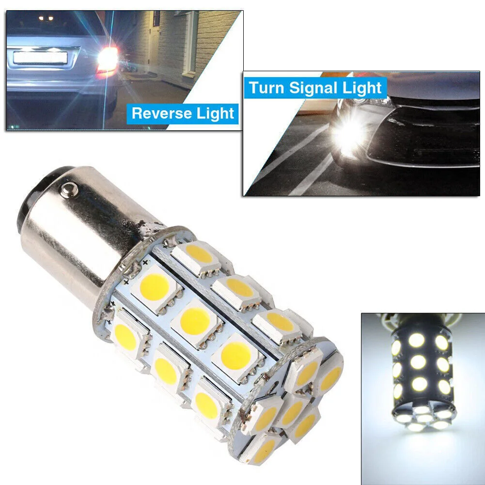 1xCar Turn Signal Lights Bulbs Stop Brake-Lamp White 27-SMD BA15D Cabin Marine-Boat LED Inner Lights Bulbs 1004 1076 1142
1xCar Turn Signal Lights Bulbs Stop Brake-Lamp White 27-SMD BA15D Cabin Marine-Boat LED Inner Lights Bulbs 1004 1076 1142