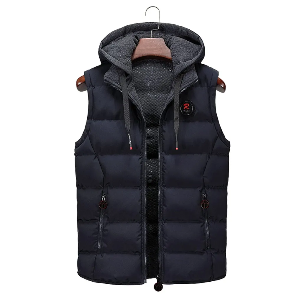Men Casual Winter Warm Hooded Zipper Sleeveless Vest Jacket Coat Outwear Tops
Men Casual Winter Warm Hooded Zipper Sleeveless Vest Jacket Coat Outwear Tops