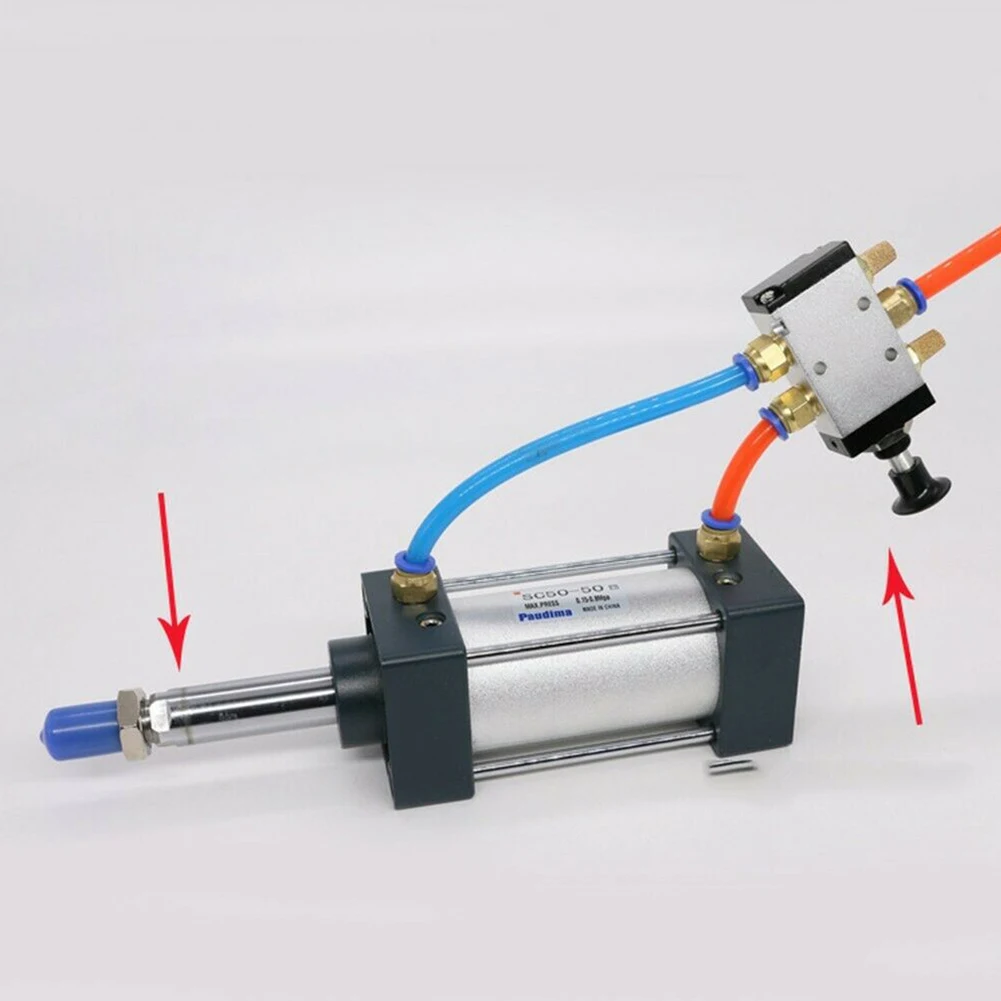 4R210-08 Push Pull Pneumatic Valve 5 Ways 2 Pos 1/4" BSPT & Connector Silencer Mechanical Pneumatic Valve Sintered Bronze
4R210-08 Push Pull Pneumatic Valve 5 Ways 2 Pos 1/4" BSPT & Connector Silencer Mechanical Pneumatic Valve Sintered Bronze