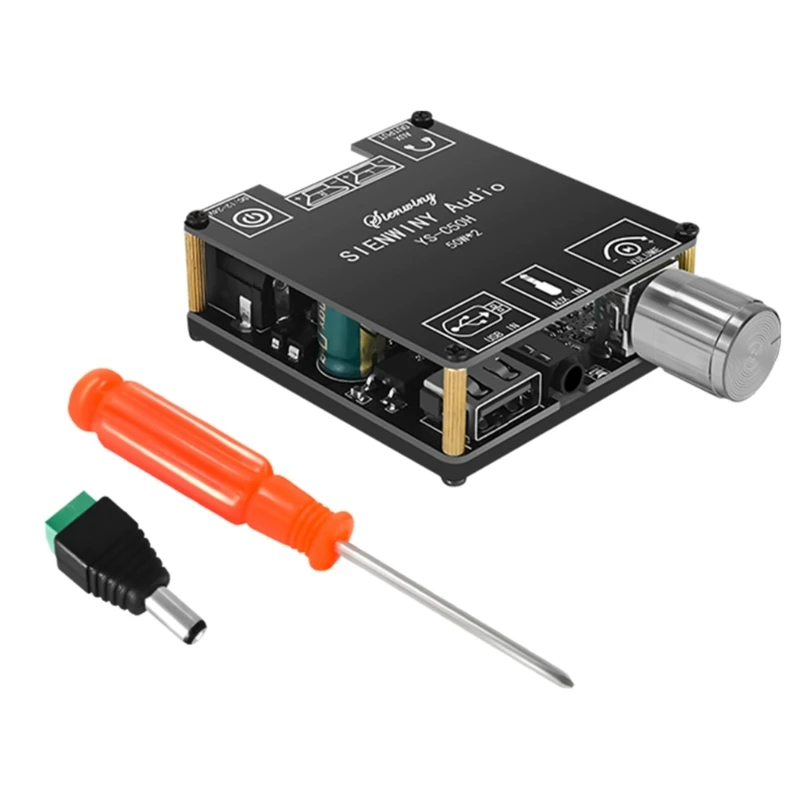 C50H 50Wx 2 Bluetooth-совместимость 5.1 стереофонический усилитель HIFI плата AUX USB TPA3116
C50H 50Wx 2 Bluetooth-совместимость 5.1 стереофонический усилитель HIFI плата AUX USB TPA3116