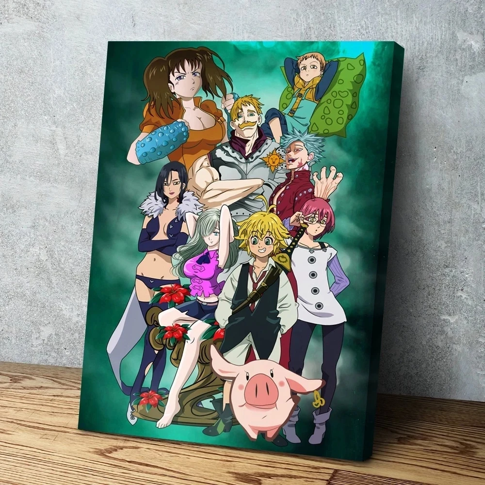 Paintings Wall Art Seven Deadly Sins Anime Green Cool Canvas Picture HD Print Posters No Frame For Living Room Home Decoration 
Paintings Wall Art Seven Deadly Sins Anime Green Cool Canvas Picture HD Print Posters No Frame For Living Room Home Decoration
