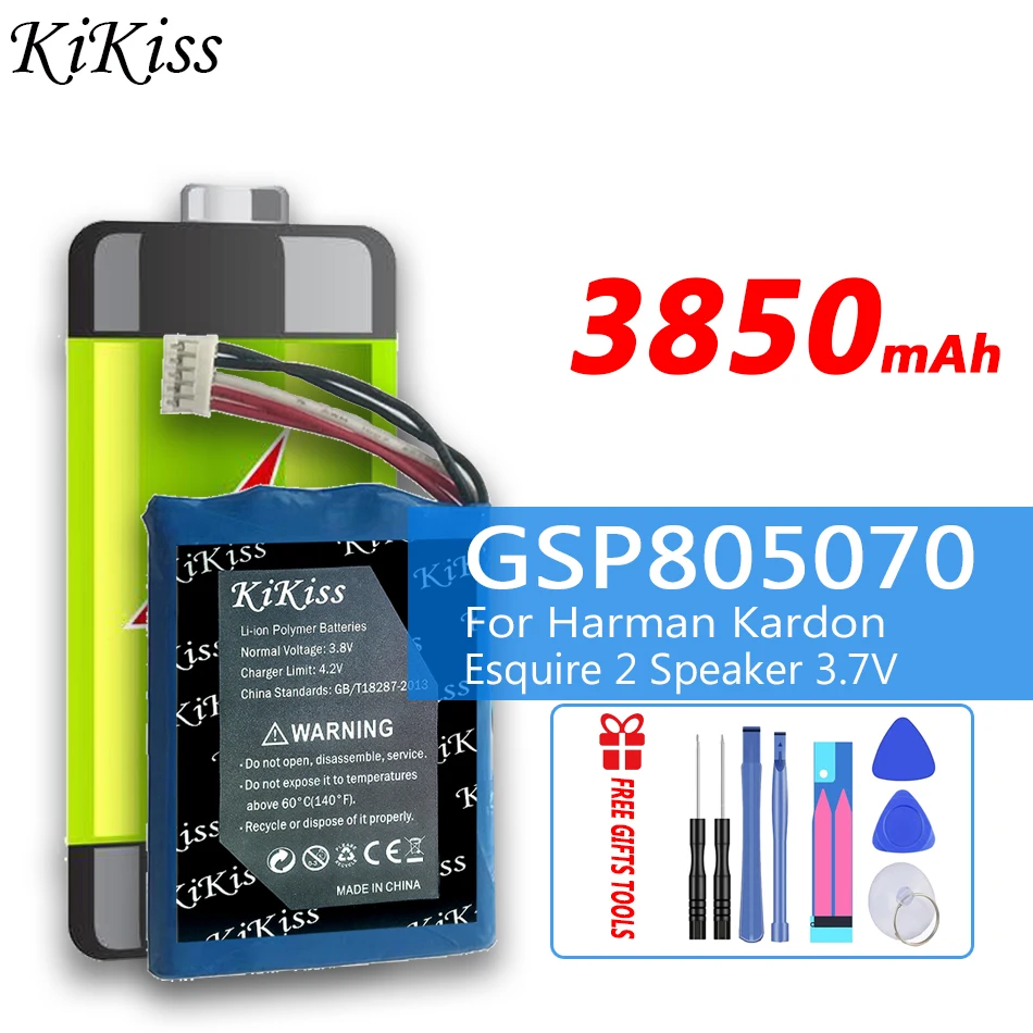 GSP805070 Rechargeable Battery For Harman Kardon Esquire 2 CP-HK03 Speaker Loudspeaker 5-wire Plug +tools
GSP805070 Rechargeable Battery For Harman Kardon Esquire 2 CP-HK03 Speaker Loudspeaker 5-wire Plug +tools