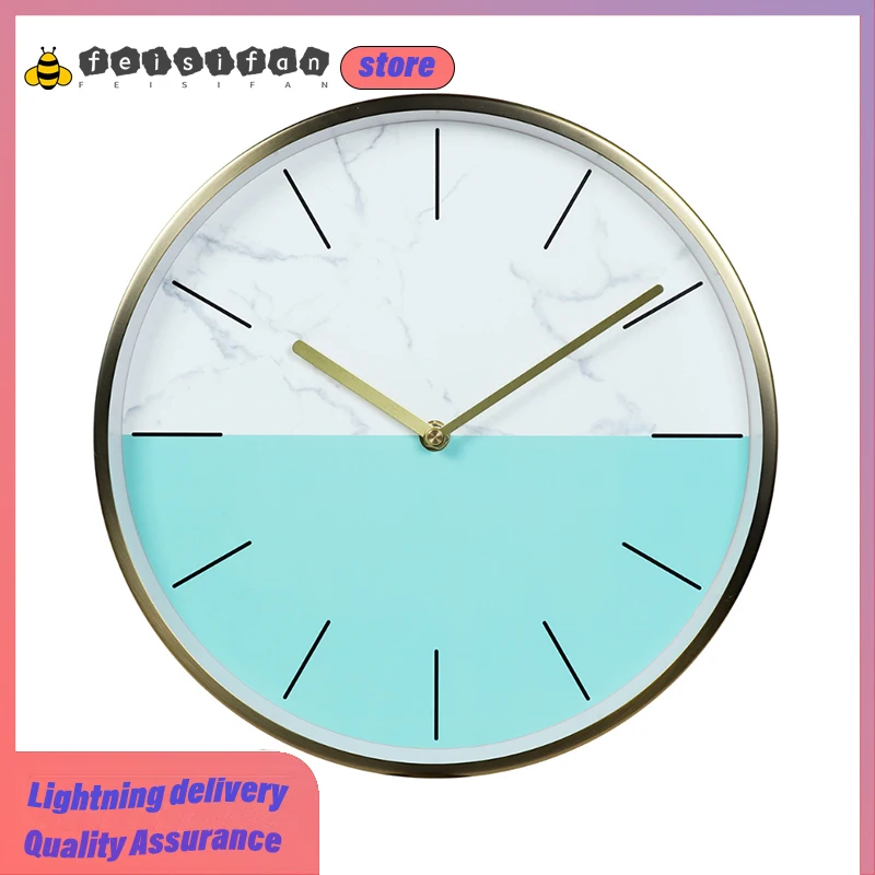12 Inch Creative Simple European Wall Clock Marbled Mute Metal Round Quartz Glass Mirror Wall Clock Design Room Decoration Art
12 Inch Creative Simple European Wall Clock Marbled Mute Metal Round Quartz Glass Mirror Wall Clock Design Room Decoration Art