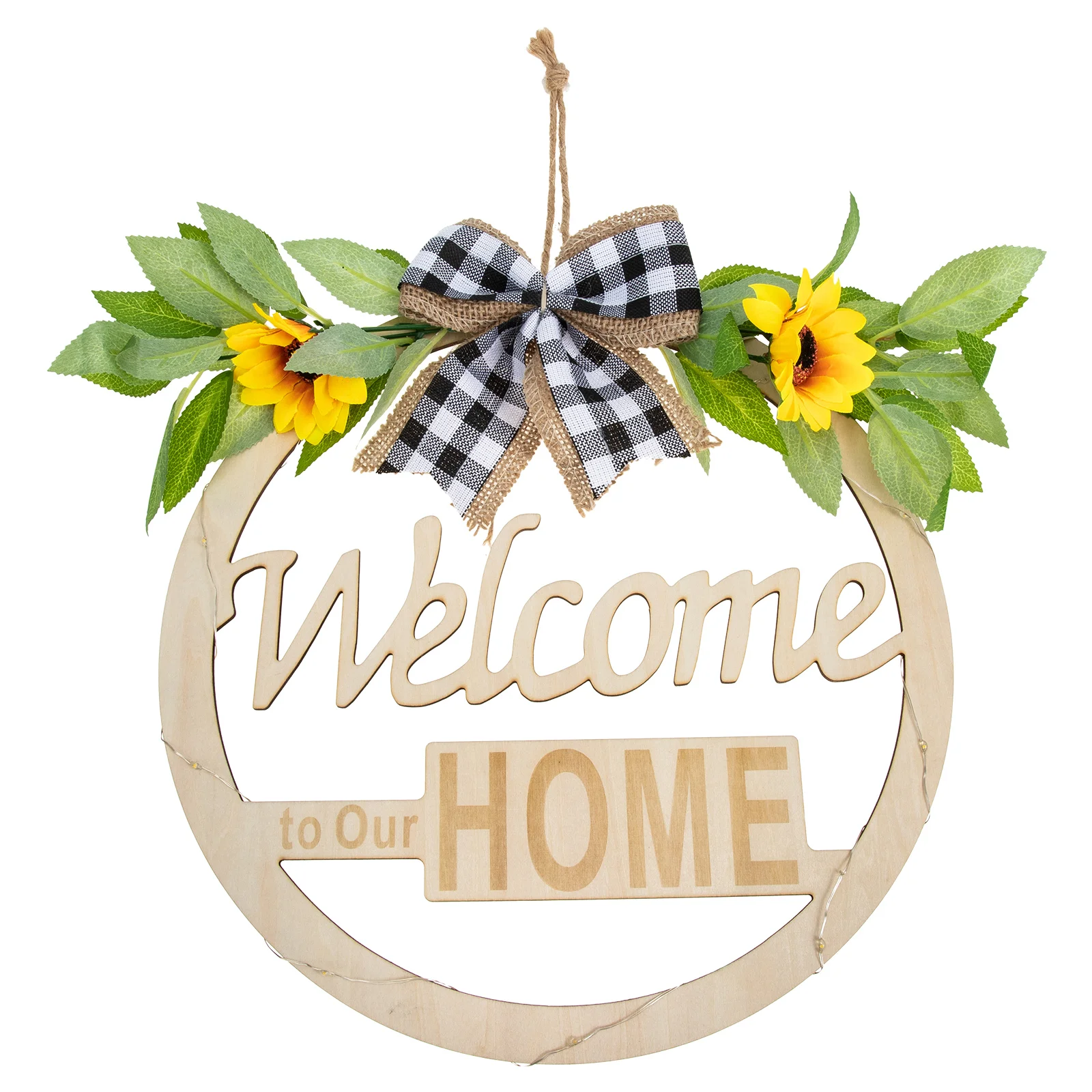 Welcome Door Hanging Sign Decorative Door Sign Welcome to Our Home Door Sign with Light 
Welcome Door Hanging Sign Decorative Door Sign Welcome to Our Home Door Sign with Light