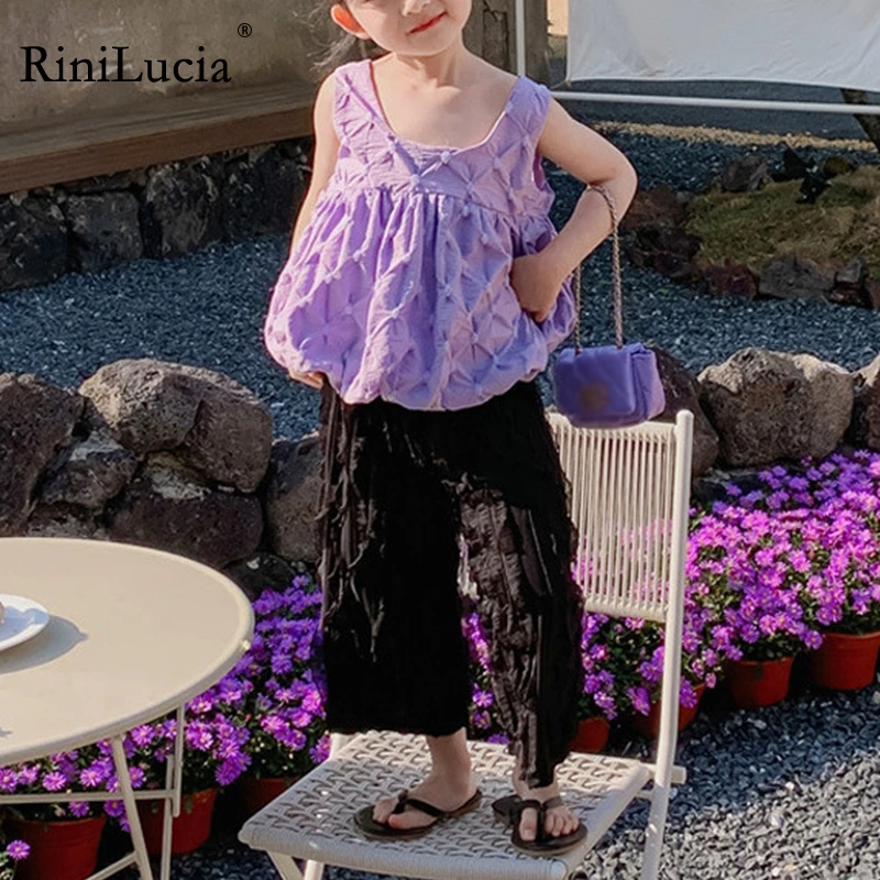 RiniLucia New Summer 2022 Cotton Blouse For Girls Solid Color Clothes Children Sleeveless Girl Shirt Kids Tops Korean Style
RiniLucia New Summer 2022 Cotton Blouse For Girls Solid Color Clothes Children Sleeveless Girl Shirt Kids Tops Korean Style