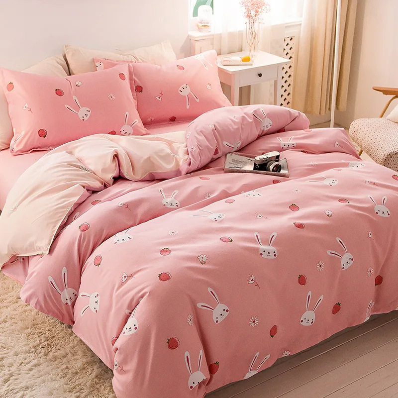 Washed Cotton Bedding Quilt Cover Three-Piece Set Brushed Home Textile Four-Piece Summer Double Bed 1.8m Sheets Quilt Cover
Washed Cotton Bedding Quilt Cover Three-Piece Set Brushed Home Textile Four-Piece Summer Double Bed 1.8m Sheets Quilt Cover