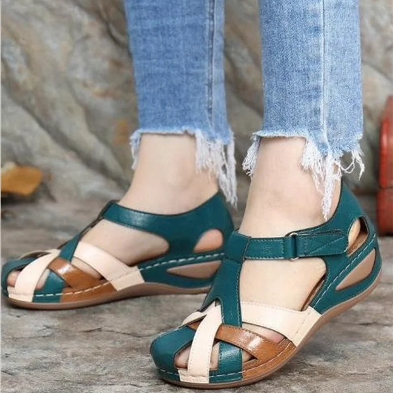 Sandals Women Summer New 2022 Wedges Beach Slip-toe Comfortable for Flip Flops Casual Outdoor Buckle Strap Fashion Roman Sandals
Sandals Women Summer New 2022 Wedges Beach Slip-toe Comfortable for Flip Flops Casual Outdoor Buckle Strap Fashion Roman Sandals