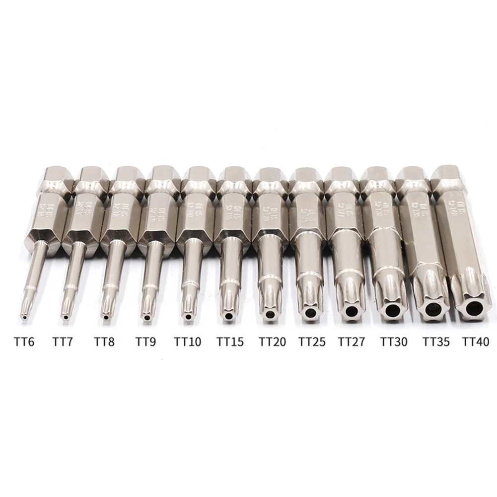 12pcs Hollow Torx Screwdriver Bits Hex Shank T6-T40 Tool For Exact Screw Unscrew Impact Drill Bits Blossom Screwdriver
12pcs Hollow Torx Screwdriver Bits Hex Shank T6-T40 Tool For Exact Screw Unscrew Impact Drill Bits Blossom Screwdriver