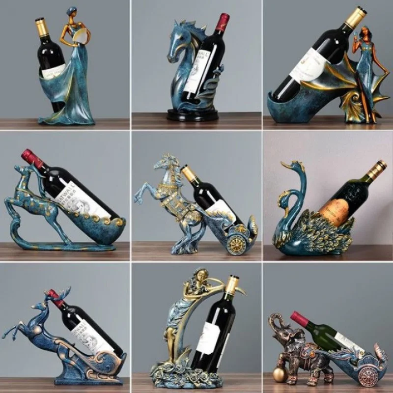 European Style Wine Rack Decoration Simple Modern Villa Housewarming Gift Home Crafts Decorations New Home Housewarming Gift
European Style Wine Rack Decoration Simple Modern Villa Housewarming Gift Home Crafts Decorations New Home Housewarming Gift