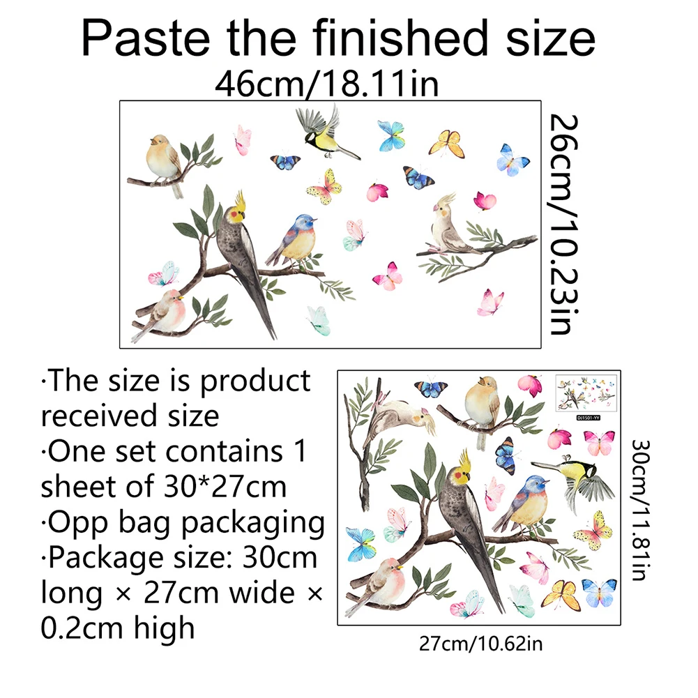 Decals Birds Stickers Privacy Bedroom Ceramic Tile Decor Decoration Electrostatic Elegant Film Frosted Glass Home
Decals Birds Stickers Privacy Bedroom Ceramic Tile Decor Decoration Electrostatic Elegant Film Frosted Glass Home