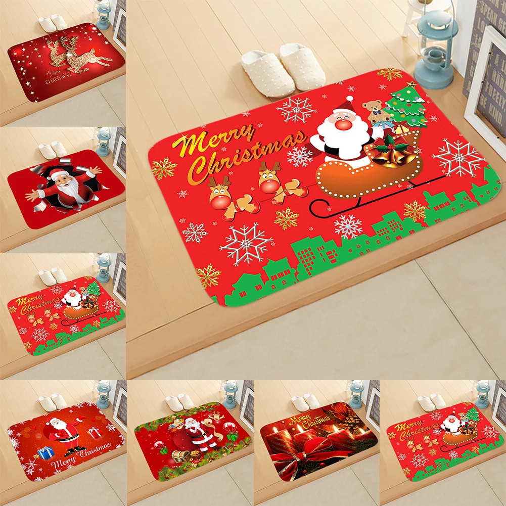 40*60cm Christmas Floor Mat Bedroom Bathroom Home Absorbent Non-Slip Foot Mat Holiday Entrance Doormats Xmas Carpets Decoration
40*60cm Christmas Floor Mat Bedroom Bathroom Home Absorbent Non-Slip Foot Mat Holiday Entrance Doormats Xmas Carpets Decoration