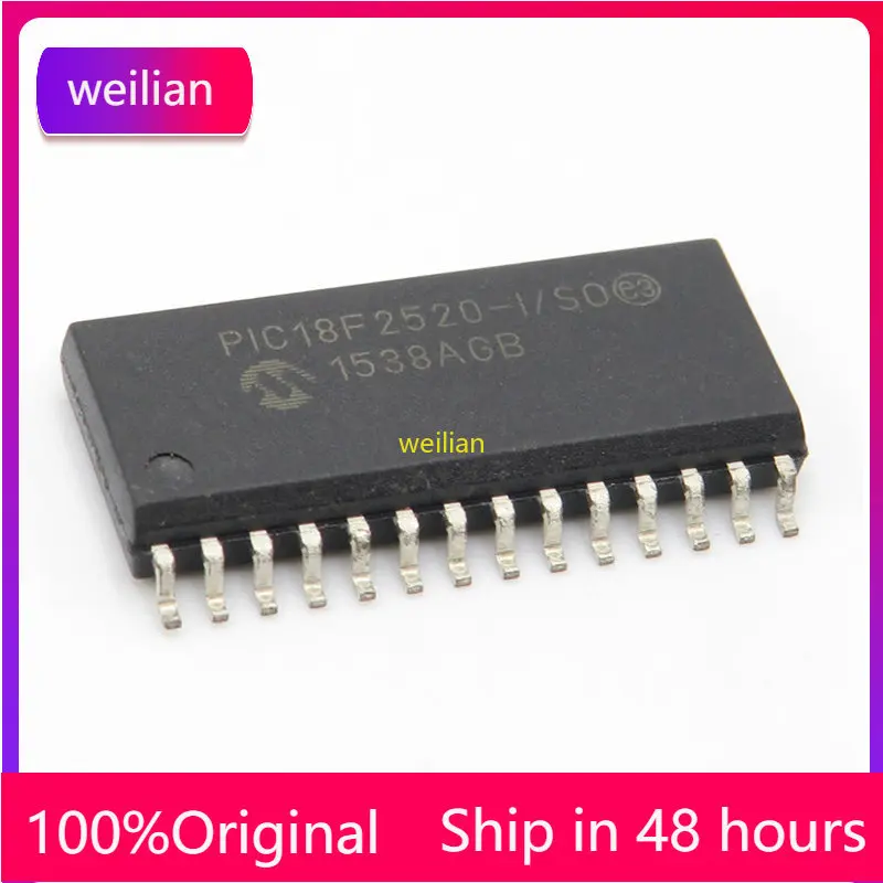 1-100 шт. Φ/SO PIC18F2520 SMD SOP28 8-битный микроконтроллер, одночиповый микрокомпьютер, абсолютно новый оригинальный телефон
1-100 шт. Φ/SO PIC18F2520 SMD SOP28 8-битный микроконтроллер, одночиповый микрокомпьютер, абсолютно новый оригинальный телефон